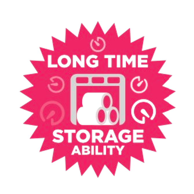 Long time storage ability without color change due to oxidation.